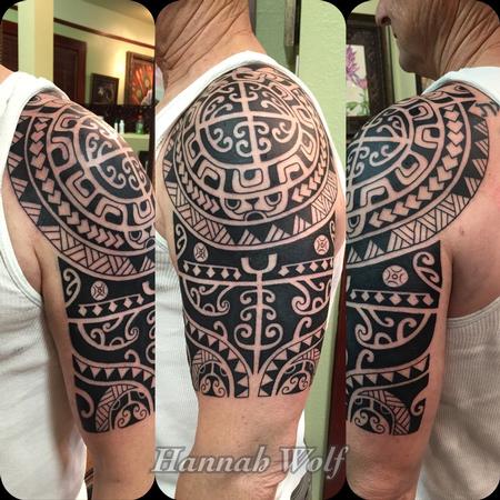 Tattoos - tribal half sleeve - 116296